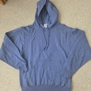Men's Heathered Blue Basic Hoodie